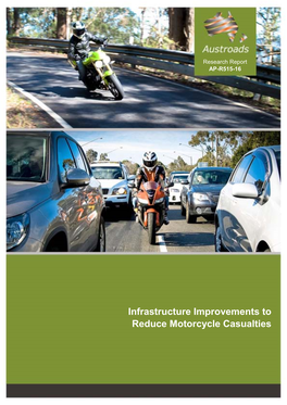 Infrastructure Improvements to Reduce Motorcycle Casualties Infrastructure Improvements to Reduce Motorcycle Casualties