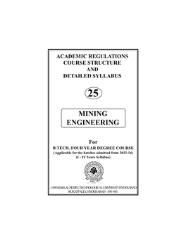 R13 – Mining Engineering