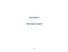 Section Iv the Public Coast