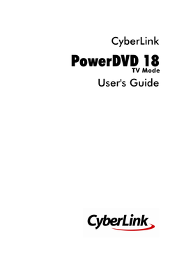 Cyberlink Powerdvd TV Mode Help