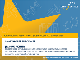 Smartphones En Sciences Jean-Luc Richter