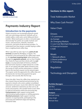 Payments Industry Report