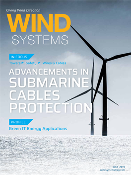 SUBMARINE CABLES PROTECTION PROFILE Green IT Energy Applications