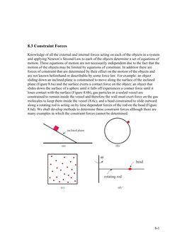 8.01 Classical Mechanics Chapter