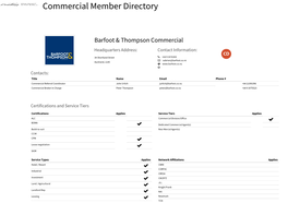 Commercial Member Directory
