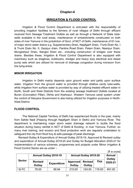 Chapter-4 IRRIGATION & FLOOD CONTROL