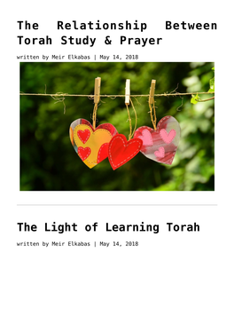 Meir Elkabas – Parshat Behar,Learn Rebbe Nachman&