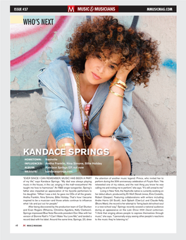 Jacqui Lee Kandace Springs