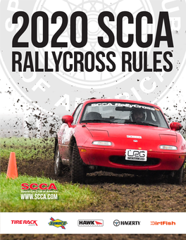 2020 Scca Rallycross Rules