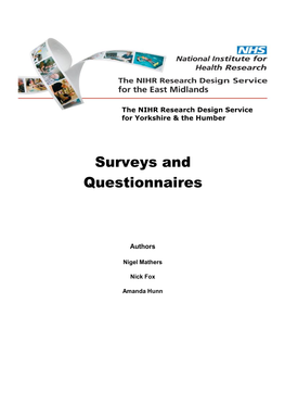 Surveys and Questionnaires