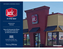 Unique and Inviting Opportunity Offering a Free Standing Jack in the Box with a Gas Station and Convenience Store