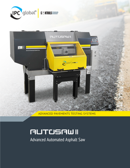 Advanced Automated Asphalt Saw