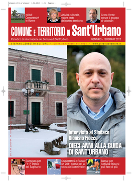 Dieci Anni Alla Guida Di Sant'urbano