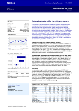 Optimally Structured for the Dividend-Hungry