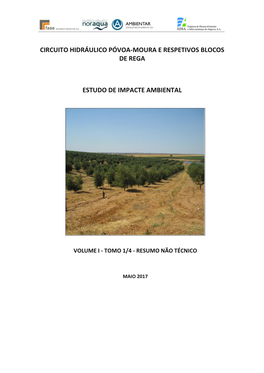 Circuito Hidráulico Póvoa-Moura E Respetivos Blocos De Rega Estudo De Impacte Ambiental