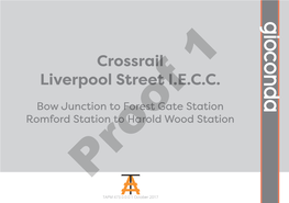 Crossrail Liverpool Street I.E.C.C. Page 3 Level #1 8 Car Sign Route Footbridge Gradient Foot Crossing Rear Car Information 100 Clear Marker