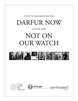 Darfur Now Not on Our Watch