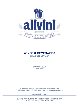 Alivini-Wine-List.Pdf