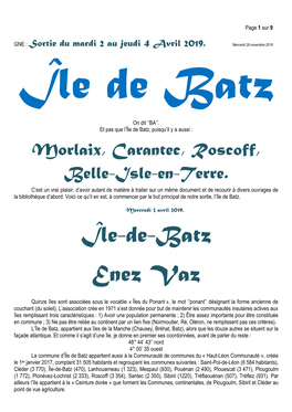 Île-De-Batz Enez