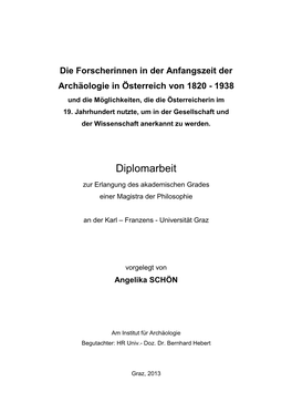 Diplomarbeit