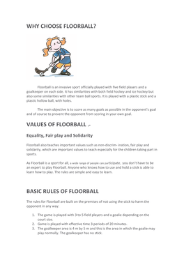 Values of Floorball