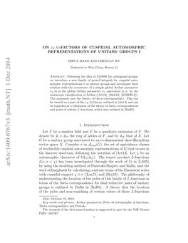 On $(\Chi, B) $-Factors of Cuspidal Automorphic Representations Of