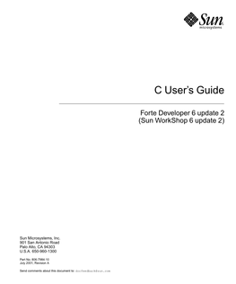 C User's Guide