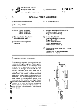 Automatic Loudness Control Circuit