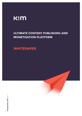 WHITEPAPER 19 September 2019, Rev