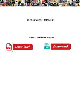 Term Interest Rates Nz