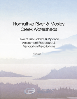 Homathko River & Mosley Creek Watersheds