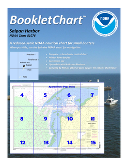 Saipan Harbor NOAA Chart 81076