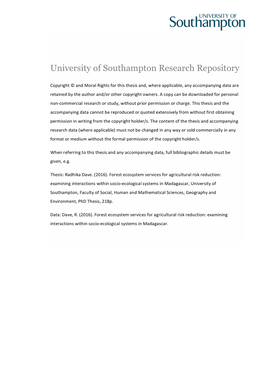 University of Southampton Research Repository