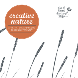 Creative Nature ARTS, NATURE and SEEING PLACES DIFFERENTLY
