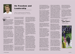 On Freedom and Leadership