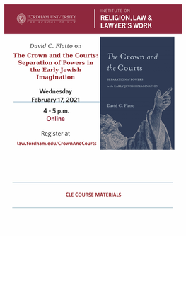 Crown and Courts Materials
