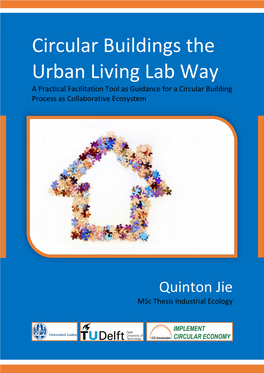 Circular Buildings the Urban Living Lab Way a Practical Facilitation Tool As Guidance for a Circular Building Process As Collaborative Ecosystem