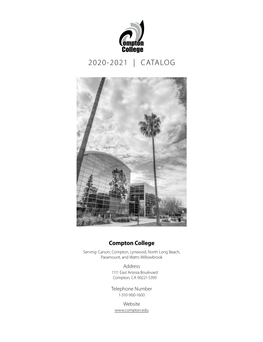 Compton College 2020-2021 Course Catalog