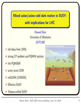 Mixed Axion/Axino Cold Dark Matter in SUSY: with Implications for LHC