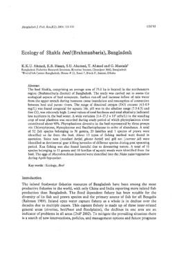 Ecology of Shakla Beel (Brahmanbaria), Bangladesh