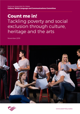 Count Me In! Tackling Poverty and Social Exclusion Through Culture, Heritage and the Arts