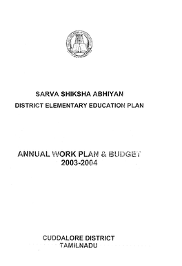 Annual Work Plan & Budget