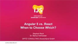 Angular 5 Vs