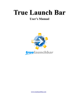 True Launch Bar User's Manual