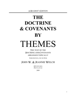 The Doctrine & Covenants By