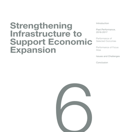 Strengthening Infrastructure to Support Economic Expansion 6-3