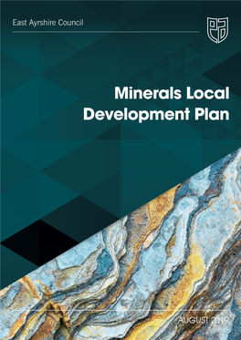 Minerals Local Development Plan, As Modified