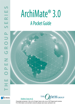 Archimate® 3.0 – a Pocket Guide