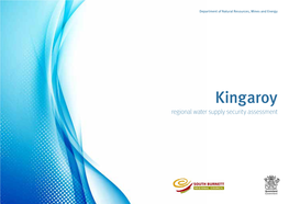 Kingaroy Regional Water Supply Security Assessment CS9709 12/19