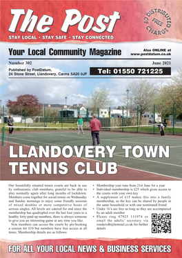 Llandovery Town Tennis Club